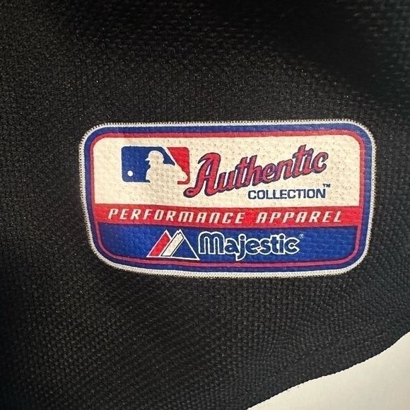 Vintage Majestic Collection San Francisco Giants Jersey Men- L Black SCRIPT - Picture 3 of 6